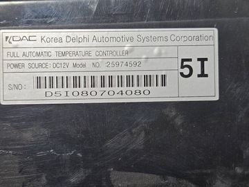 CHEVROLET CAPTIVA 2010 PANEL KLIMATIZACE