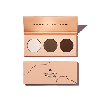 Paleta cieni do brwi 3x1,3g Annabelle Minerals