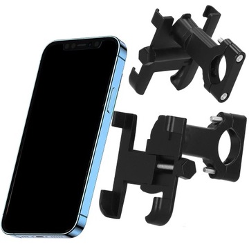 UCHWYT ROWEROWY NA TELEFON 360° REGULOWANY ALU NA ROWER KIEROWNICĘ MOCNY