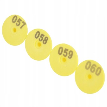 СЕРЬГИ ОВЕЦА КОЗА СВИНЬЯ КРС 3х2,5СМ 100 ШТ.