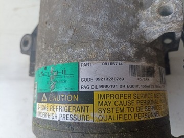 Компрессор кондиционера Opel Meriva A Corsa C 1.6 09165714