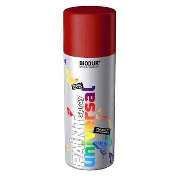 BIODUR 400 ML RAL 3000 CZERWONY OGNISTY