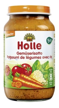 HOLLE BIO Вегетарианское овощное ризотто Demeter