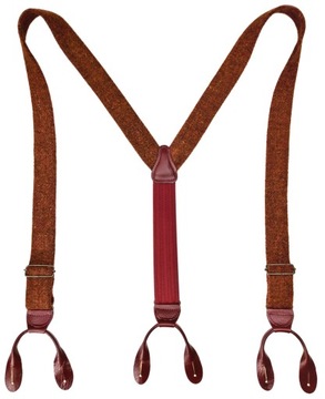 Подтяжки на пуговицах RED RUSTY WOOL HARRIS TWEED