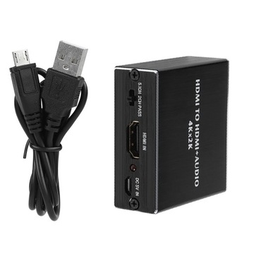 АУДИО-ВИДЕО РАЗДЕЛИТЕЛЬ HDMI-HDMI РАЗЪЕМ 3,5 ММ