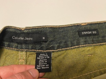 CALVIN KLEIN MĘSKIE SPODNIE JEANSY ROZM 36