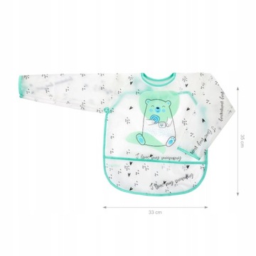 НАГЛУЖИТЕЛЬ AKUKU С РУКАВАМИ, ФАРТУКОМ НА ЗАВИСКЕ, МЕДВЕДЬ