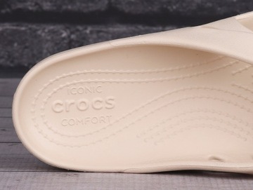 Japonki damskie Crocs KADEE II FLIP WINTER WHITE