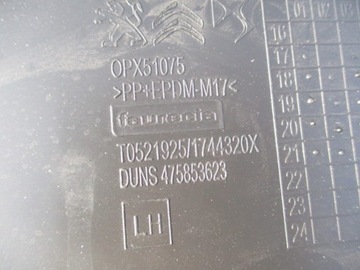 C3 III ЗАДНЯЯ ЛЕВАЯ СТОРОНА ДВЕРИ