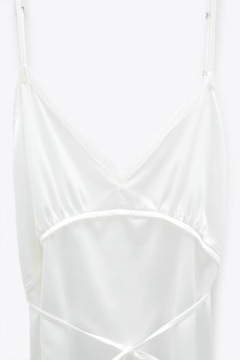 ТОП ZARA ИЗ КРУЖЕВНОГО АТЛАСА 2878456