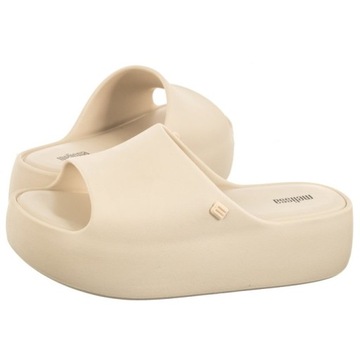 Buty Klapki Damskie Melissa Free Platform Slide AD 35859 Beige Beżowe