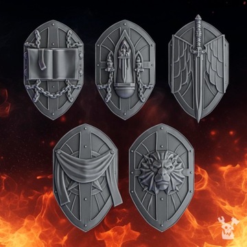 Pactum Aeternum Knight Shields x5 DakkaDakkaStore