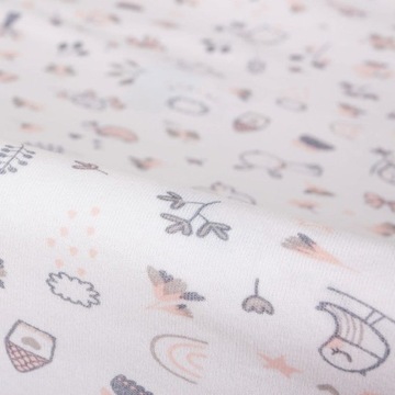 CEBA 2x Чехол на пеленальный столик 50x70-80 GREY BIRD