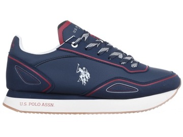 BUTY MĘSKIE U.S. POLO ASSN. - NOBIL012-DBL002 sneakersy granatowe