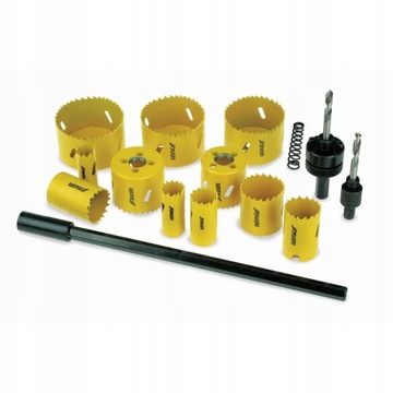 ZESTAW OTWORNIC DO DREWNA METALU PLASTIKU 19-68mm