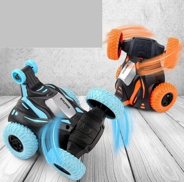 SAMOCHODZIK - KACZKA WYKONA OBRÓTKI 360 STOPNI Z OŚWIETLENIEM I DŹWIĘKAMI!