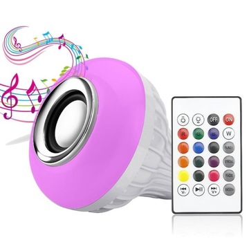 ЦВЕТНАЯ СВЕТОДИОДНАЯ ЛАМПА ZD7G RGB BT ДИНАМИК