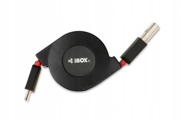 iBOX Micro USB выдвижной USB-кабель 0,75 м
