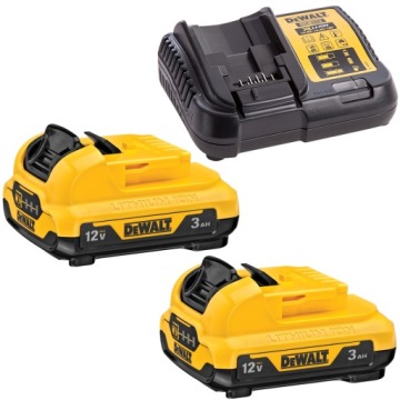 Комплект DCD703 DCH072 12 В 2x3 Ач DeWALT DCK2101L2T