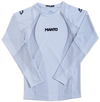 MANTO Rashguard długi rękaw koszulka FLOW biały rozm. XXL