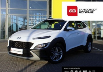 Hyundai Kona I Crossover Facelifting 1.6 T-GDI 198KM 2021 Hyundai Kona 1.6 T-GDI 198KM Comfort Serwis ASO Salon PL FV marza kamera