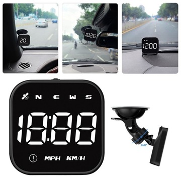 WYŚWIETLACZ PROJEKTOR LED LCD HUD OBD2 GPS USB