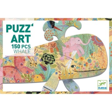 Wieloryb puzzle konturowe Djeco 6+