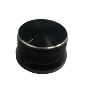 GAŁKA POTENCJOMETRU ALU-CZARNA 36mm