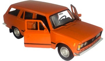 FIAT 125P KOMBI MODEL METAL WELLY 1:34 POMARAŃCZOWY
