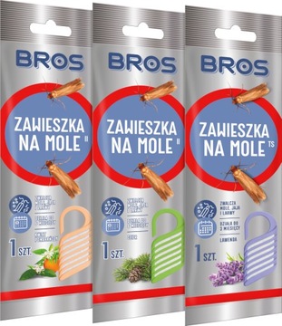 3x ZAWIESZKA NA MOLE molom UBRANIOWE BROS