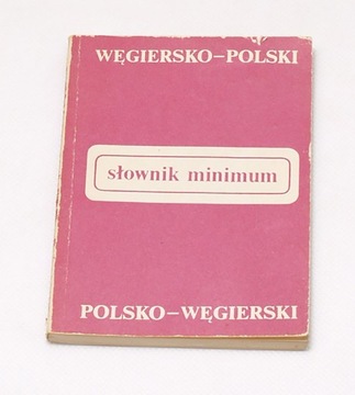 SŁOWNIK MINIMUM WĘGIERSKO-POLSKI, POLSKO-WĘGIERSKI, Mroczko