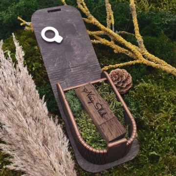 Коробочка с ГРАВИРОВКОЙ для PenDRIVE