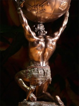 КРАСИВАЯ ФИГУРКА ATLAS VERONESE В ПОДАРОК