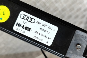 AUDI Q5 FY PŘEDNÍ LEVÝ ZVEDÁK OKNO DVEŘE 80A837461A 2.0 DIESEL 140KW 2