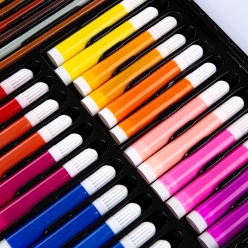 ХУДОЖЕСТВЕННЫЙ НАБОР ДЛЯ РИСОВАНИЯ ДЛЯ ДЕТЕЙ, ЧЕМОДАН, МАЛКИ, РУЧКИ, КРАСКИ 288