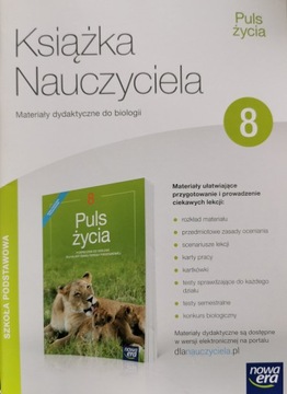 Puls życia 8 książka nauczyciela testy NOWA ERA