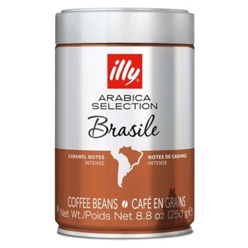 Kawa ziarnista illy Monoarabica Brasile 250g