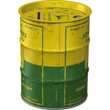 Копилка JOHN DEERE USA, металлическая подарочная коробка