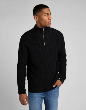 LEE HALF ZIP KNIT MESKI SWETER ROZPINANY 2XL