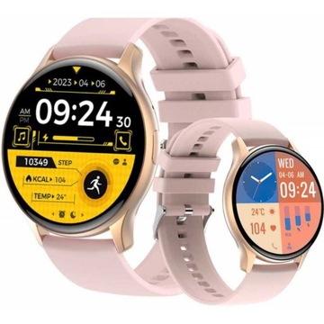 ZEGAREK SMARTWATCH POLSKIE MENU ROZMOWY SPORT SMART WATCH STYLOWY AMOLED