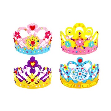 Czapka urodzinowa dla dziecka King Queen Crown