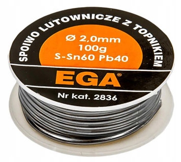CYNA SPOIWO LUTOWNICZE Z TOPNIKIEM FI 2,0mm 100g