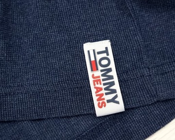 TOMMY JEANS DM0DM10287 MINI WAFFLE JASPLE Longsleeve Męska Koszulka M