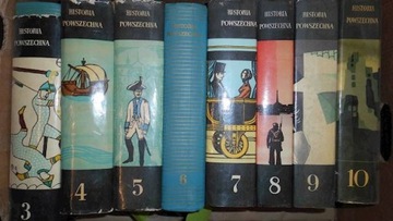Historia Powszechna tomy od 2 do 8, bez 9,10
