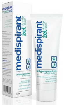 MEDISPIRANT ŻEL DO STÓP I DŁONI NA POTLIWOŚĆ 50ml