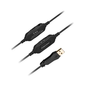 Игровые наушники с RGB микрофоном Kruger&Matz