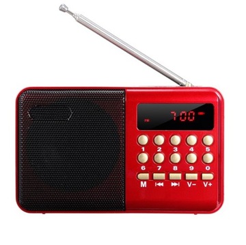 Radio turystyczne kieszonkowe AM FM AKUMULATOR