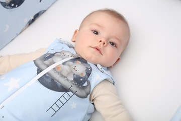 ŚPIWOREK NIEMOWLĘCY DO SPANIA DREAM BAWEŁNA 100% REGULOWANY BABYMAM