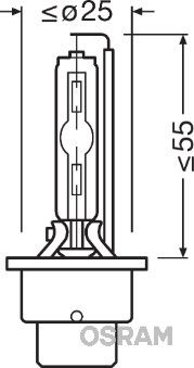 ŽÁROVKA 66240 OSRAM ALFA ROMEO 147 156 4C