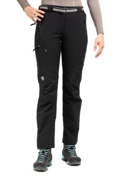 Spodnie Trekkingowe Damskie Milo Vino Lady Long - Black - Black M